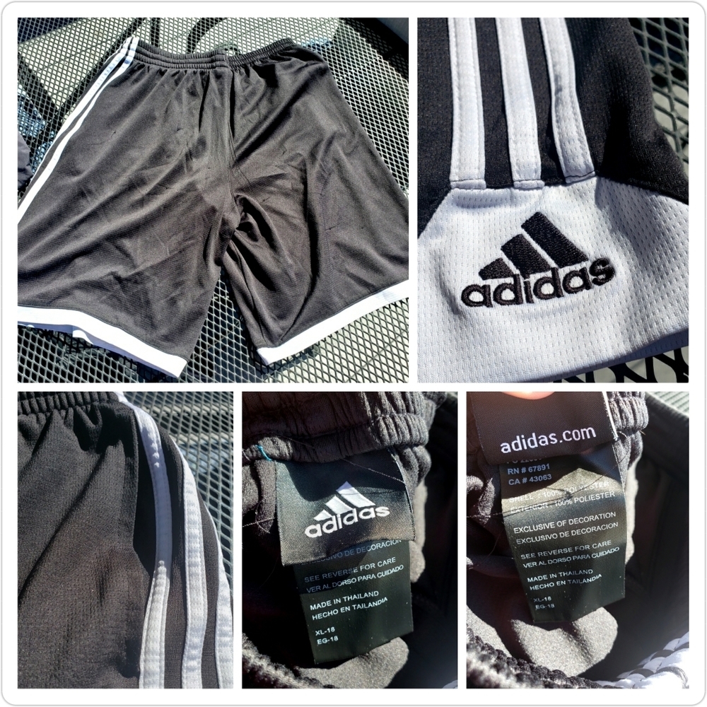 Boys Adidas shorts Size XL - Picture 2 of 2